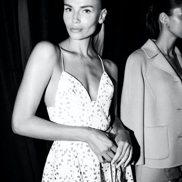 Michael Kors Collection Floral Cotton Eyelet Dress NWT! - Picture 6 of 8